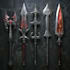 create weapon design and illustration