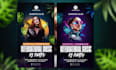 design custom dj flyer and event poster design animation