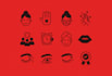 design simple, uniqe, custom icon set