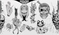 create a dark art style custom tattoo design