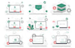 create modern flat, isometric illustration vector for website, app and business