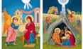 illustrate biblical stories in orthodox christian style