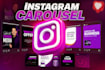 design professional instagram templates and linkedin banners