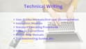develop end user manuals guides instructions sops