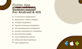 develop mobile app for android and IOS in flutter