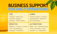 be your virtual assistant for CRM and back office support