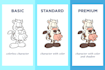 draw animal design character