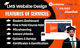 build an elearning website or wordpress lms website for your online courses