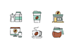 design custom minimalist icons for apps, websites, and more