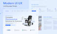 do modern UI UX designs for mobile app or web user interface