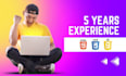 create a stunning landing page design by HTML CSS and jquery