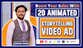 create powtoon 2d animated explainer video or infographic marketing video ads