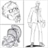 create a coloring book pages with zombie theme