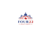 design modern unique smart four22 realty group logo