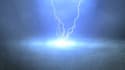 make dramatic lightning logo reveal animation