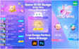 do game ui design and stunning 2d 3d game ui ux graphics