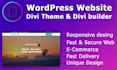 be your expert for wordpress divi website, divi theme, or divi builder