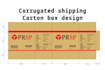 do custom corrugated shipping carton box design