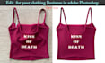 flat lay clothing image edit and ghost mannequin fashion photography services