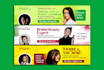 design personal branding linkedin banner, facebook cover, web banner ads