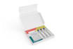 do packaging box, product box, mailer box 3d mockup