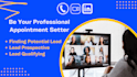 be your linkedin b2b sales manager and appointment setter