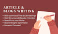 write digital marketing and tech articles
