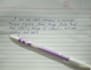 do hand written notes, assignments and letters