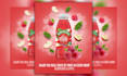 design a flyer poster for any kind of food or drink at canva