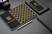 design a professional luxury monogram pattern logo
