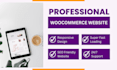 design an eye catchy online store in your wordpress website