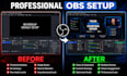 set up obs studio for professional live streaming or recording
