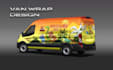 do vehicle wrap design, caravan wrap design, van wrap design ,car wrap design