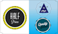 do badge, patch, round sticker, label, stamp ,round logo design