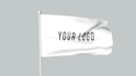 create flag animation with your logo or text