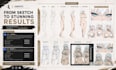 draw character sheet design in anime and manga style