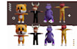 make a 3d cartoon character using a blender