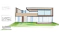 do architectural drawings in black and white and color
