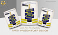 design new year party invitation flyer or any event flyer