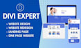 design divi website, divi landing page, divi one page
