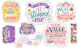 design hand lettered sticker designs as per your requirement