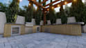 design your outdoor kitchen with measurements plan