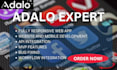 use adalo, bubble for your  app development