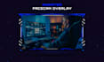 design a custom animated twitch stream overlay facecam