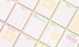 create custom minimalist weekly printable planner, digital journal pages layout