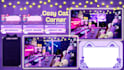 design cute animated twitch and kick stream overlay streaming screens