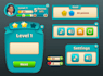 create professional mobile game UI design and game art