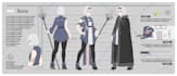 draw character sheet for your oc,  waifu and husbando