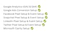 help you track website activities using google tag manager