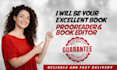 do excellent book proofreading and editing